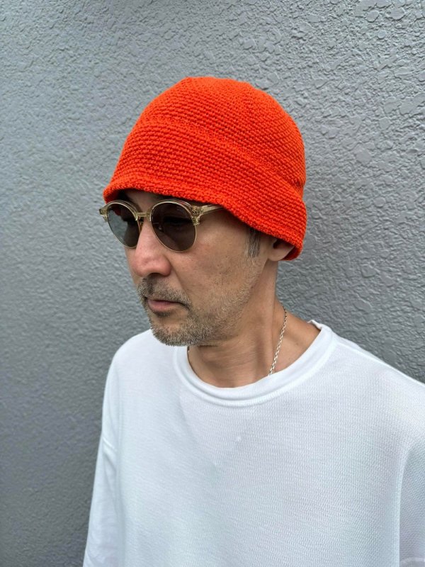 <img class='new_mark_img1' src='https://img.shop-pro.jp/img/new/icons14.gif' style='border:none;display:inline;margin:0px;padding:0px;width:auto;' />Unknown/Cotton Knit Hat/Orange