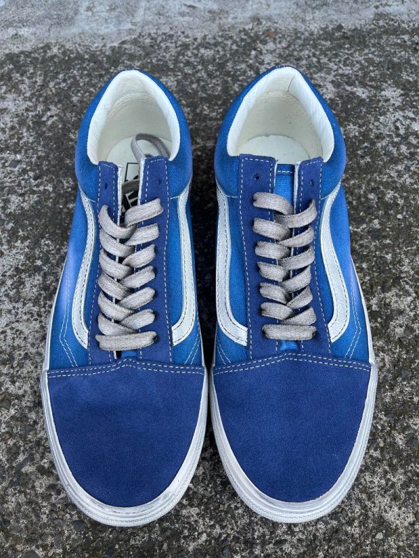 <img class='new_mark_img1' src='https://img.shop-pro.jp/img/new/icons14.gif' style='border:none;display:inline;margin:0px;padding:0px;width:auto;' />VANS(Х)Old Skool/Wave Washed Blue