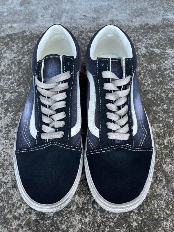 <img class='new_mark_img1' src='https://img.shop-pro.jp/img/new/icons14.gif' style='border:none;display:inline;margin:0px;padding:0px;width:auto;' />VANS(Х)Old Skool/Wave Washed Black