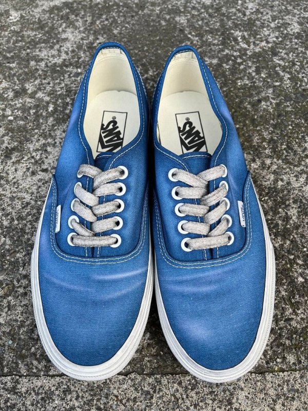 <img class='new_mark_img1' src='https://img.shop-pro.jp/img/new/icons14.gif' style='border:none;display:inline;margin:0px;padding:0px;width:auto;' />VANS(Х)Authentic/Wave Washed Blue