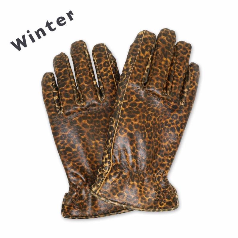 LAMP GLOVES(ץ)Winter Glove/Leopard