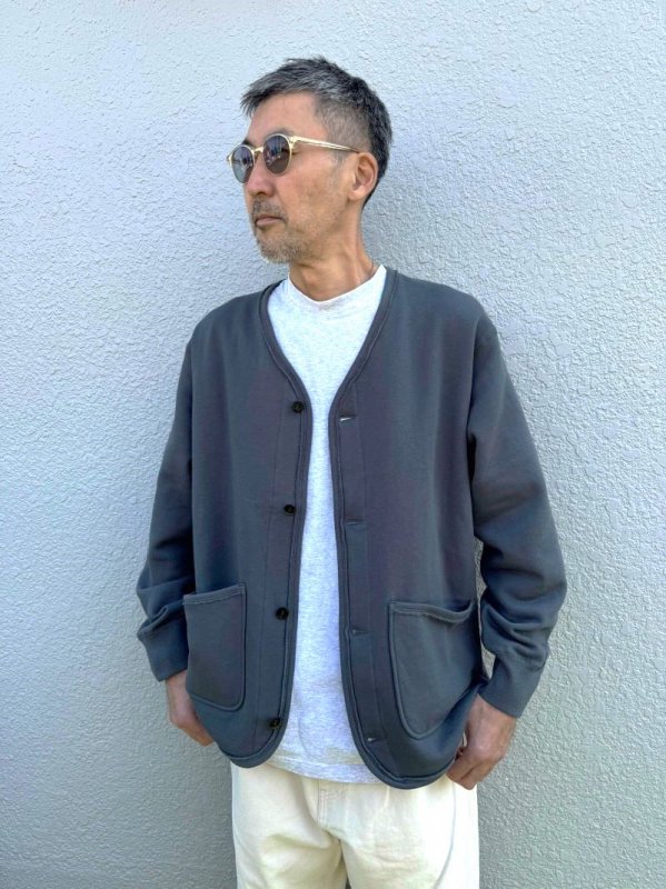 <img class='new_mark_img1' src='https://img.shop-pro.jp/img/new/icons14.gif' style='border:none;display:inline;margin:0px;padding:0px;width:auto;' />ARMY TWILL(ߡĥ)Sweat Cardigan/Charcoal