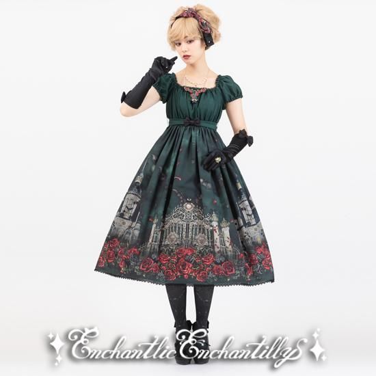幻影薔薇城 コウモリ公爵からの招待状 ワンピース 3色展開 Enchantlic Enchantilly 幻影薔薇城 コウモリ公爵からの招待状 ワンピース 3色展開 Enchantlic Enchantilly