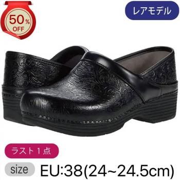<img class='new_mark_img1' src='https://img.shop-pro.jp/img/new/icons24.gif' style='border:none;display:inline;margin:0px;padding:0px;width:auto;' />50%OFF!!ڥ󥹥LT PROۡBlack Floral TooledΥ֥å եϡ38(24~24.5)