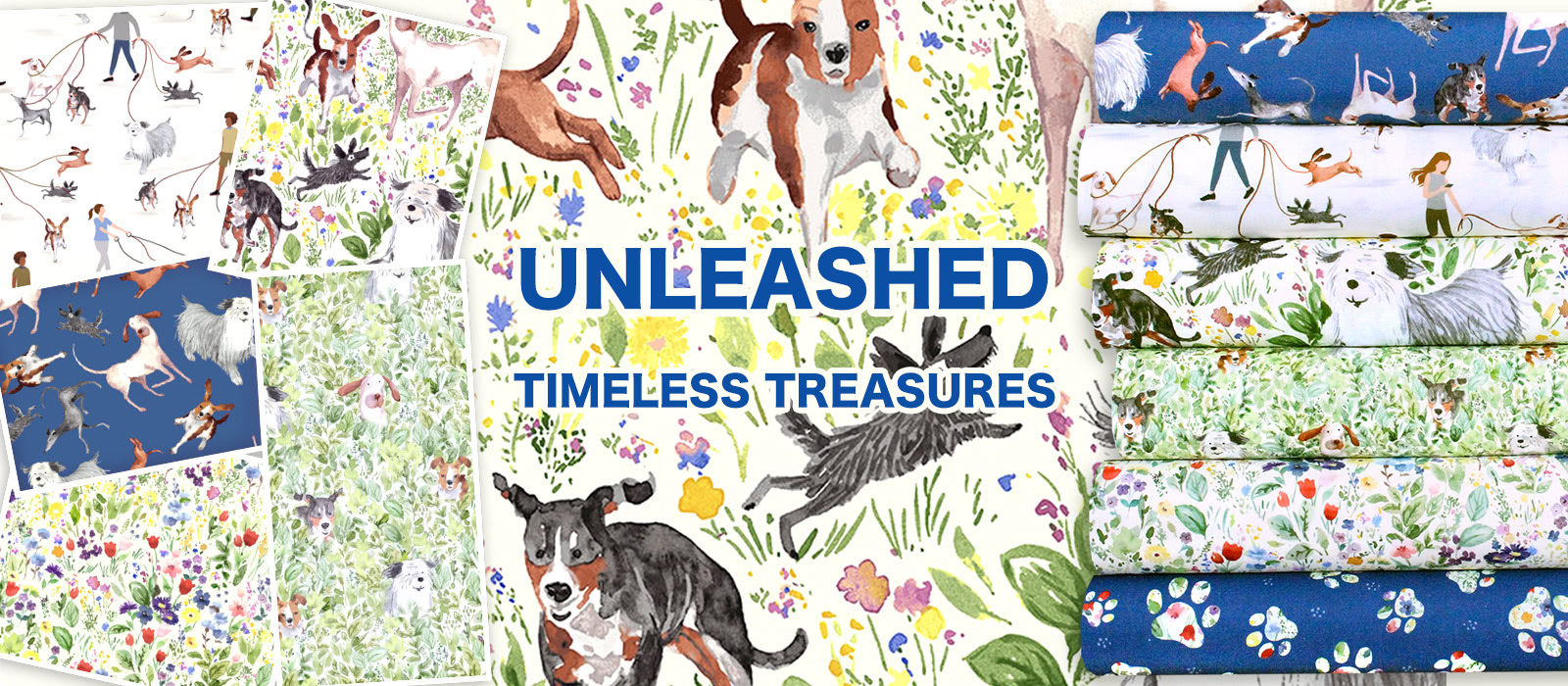 Timeless Treasures Unleashed Collection by TT fabrics