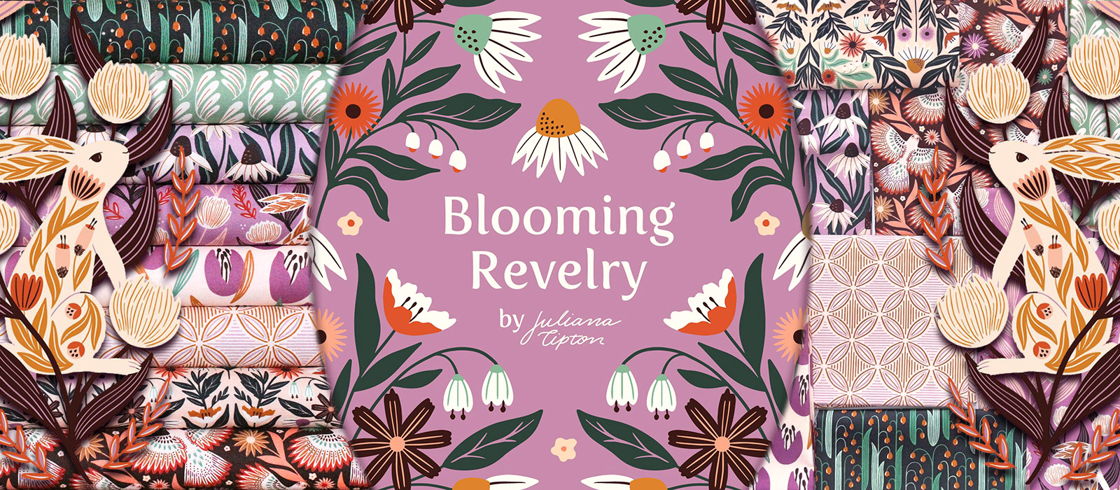 Cloud9 Fabrics Blooming Revelry Collection by Juliana Tipton