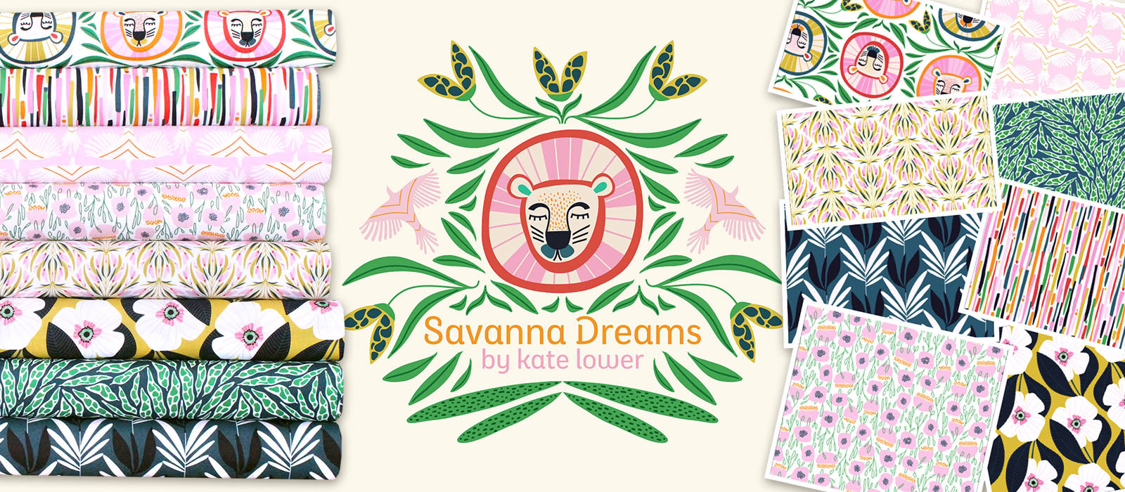 Cloud9 Fabrics Savanna Dreams Collection by Kate Lower