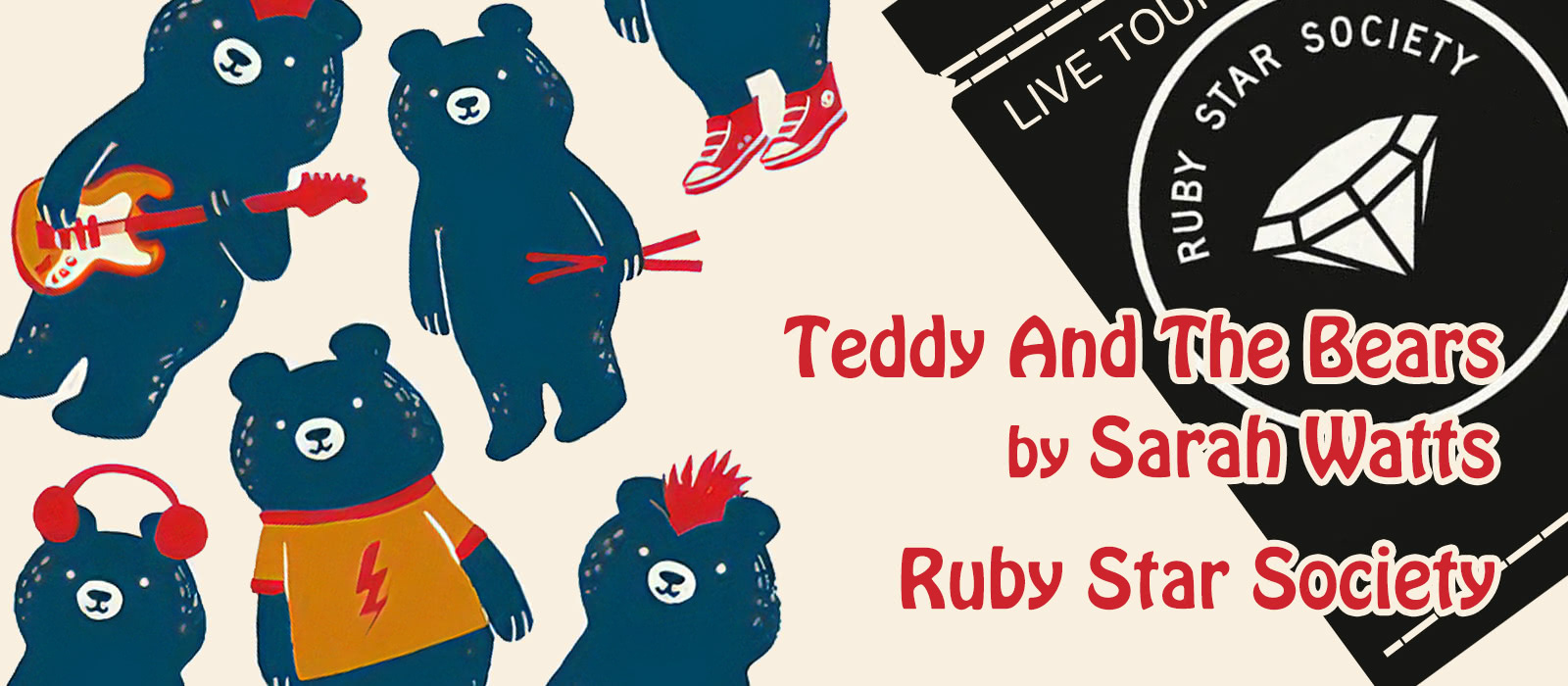 Ruby Star Society Teddy And The Bears Collection by Sarah Watts