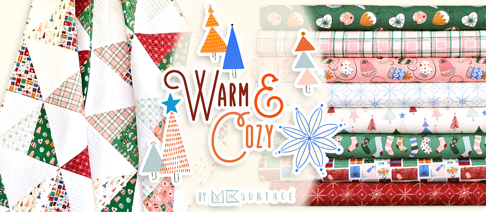 Cloud9 Fabrics Warm & Cozy Collection by MK Surface