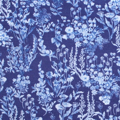 Windham Fabrics English Garden 51831-2 Bouquet Navy
