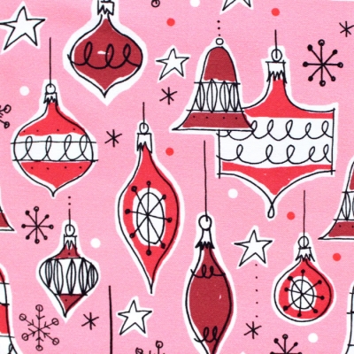 Cloud9 Fabrics Jingle Mingle 226952 Vintage Ornaments