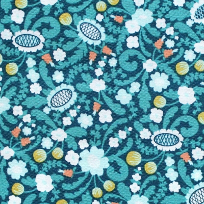 Felicity Fabrics Hemma in Turquoise 610046
