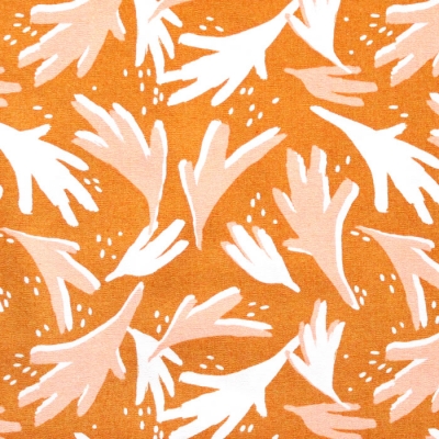 <img class='new_mark_img1' src='https://img.shop-pro.jp/img/new/icons20.gif' style='border:none;display:inline;margin:0px;padding:0px;width:auto;' />Art Gallery Fabrics Terra Kotta Freckled Leaves