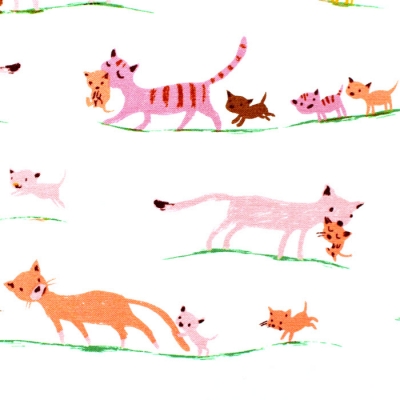 Windham Fabrics Heather Ross 20th Anniversary 40931A-5 Morning Cats