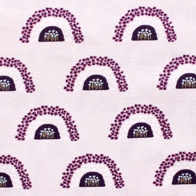 COTTON+STEEL Dusk Till Dawn HJ101-RO1 Flower Hills Rosetone