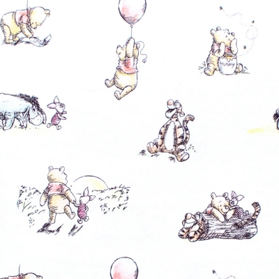 Camelot Fabrics Disney Winnie the Pooh Classic 85430501-1 Storytime