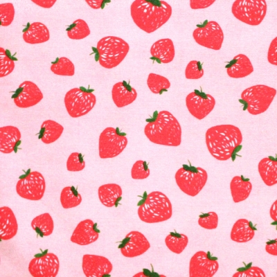 Michael Miller Fabrics Kiss The Cook CX8106-SHEL Strawberry Jam Pink