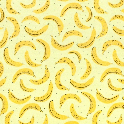 Camelot Fabrics Feelin' Fruity 30200205-1 Bananas Yellow