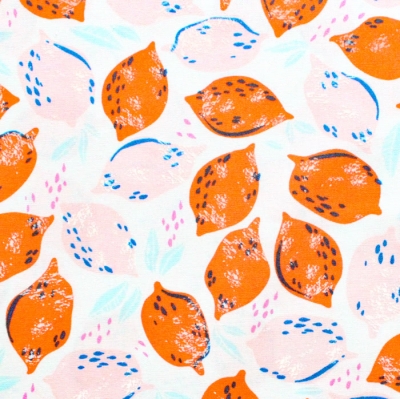 Art Gallery Fabrics Sunburst Peach Lemonade