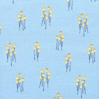Michael Miller Fabrics Be Kind to Everything That Grows DC9771-BLUE Miniature Mushrooms Blue