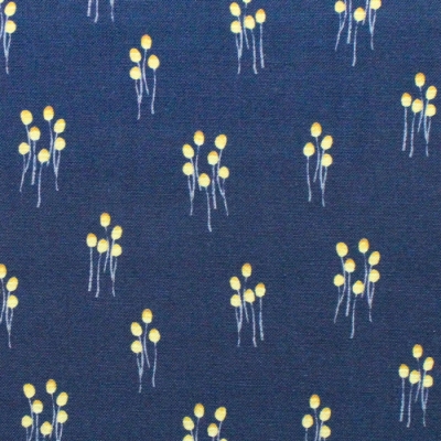 Michael Miller Fabrics Be Kind to Everything That Grows DC9771-NAVY Mniature Mushrooms Navy