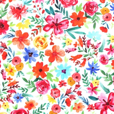 Michael Miller Fabrics Everyone is Invited DCX9800-CREM Flower Joy Cream