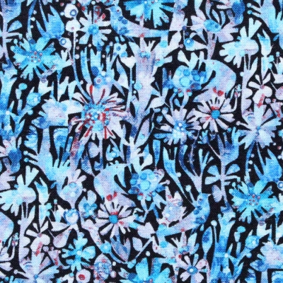Windham Fabrics Alfie 52298D-5 Spring birds Turquoise
