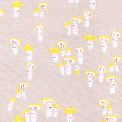 Windham Fabrics / Far Far Away 3 / 52756-11 Mushrooms Taupe