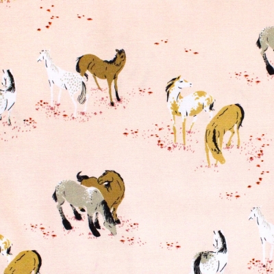 Windham Fabrics / West Hill / 52874-5 Horse Field Dusty Pink