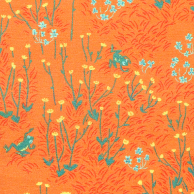 Windham Fabrics / West Hill / 52877-12 Tall Buttercups Orange