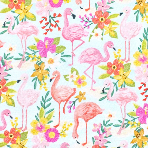 Timeless Treasures Forever Summer OLIVIA-CD1326 Tropical Flamingos