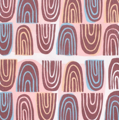 Paintbrush Studio Fabrics New Abstracts 120-22669 Rainbow Curves