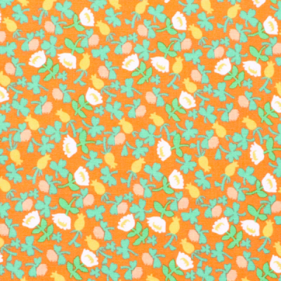 <img class='new_mark_img1' src='https://img.shop-pro.jp/img/new/icons20.gif' style='border:none;display:inline;margin:0px;padding:0px;width:auto;' />Windham Fabrics / Lucky Rabbit / 37027A-9 Calico Orange