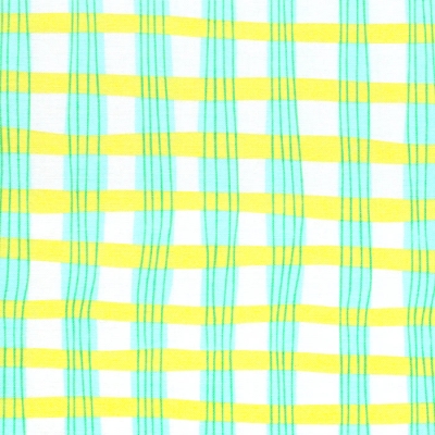 Windham Fabrics / Lucky Rabbit / 53245-8 Painted Plaid Yellow