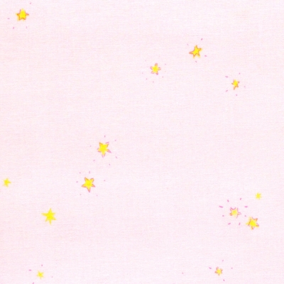 Windham Fabrics / Lucky Rabbit / 53247-3 Hand-Drawn Stars Blush