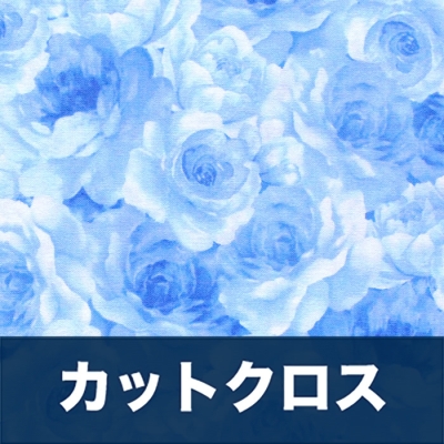 åȥ Timeless Treasures Bluebird C8449-WHT Packed Flowers White