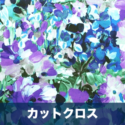 åȥ Robert Kaufman Fabrics Painterly Petals SRKD-20263-238 Impressionist Flower Blooms Garden