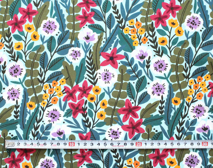 Cloud9 Fabrics / Zebras 227367 Flower Meadow / USAコットン