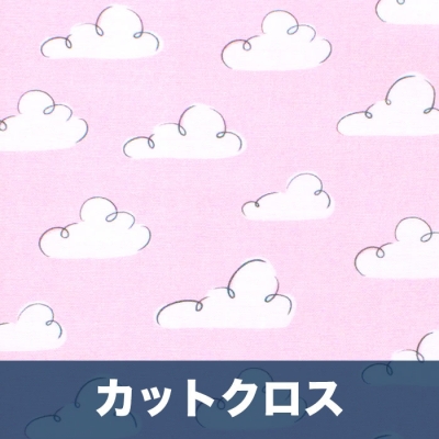 カットクロス Cloud9 Fabrics / Dog Days of Summer 227418 Summer Sky Pink