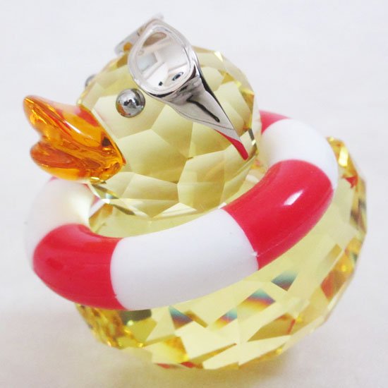 ★新品★スワロフスキー　Happy duck sweet heart
