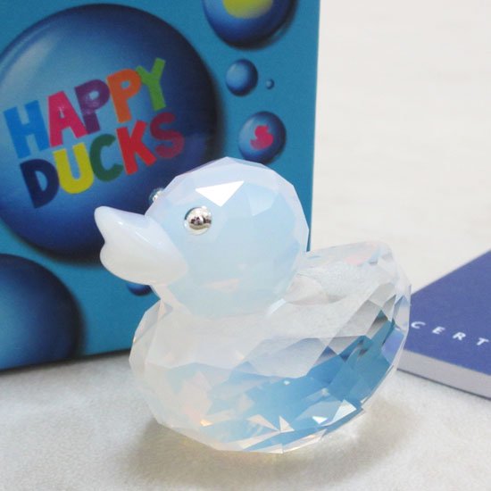 スワロフスキー 「ハッピーダック ラッキーリー」（Happy Duck Lucky