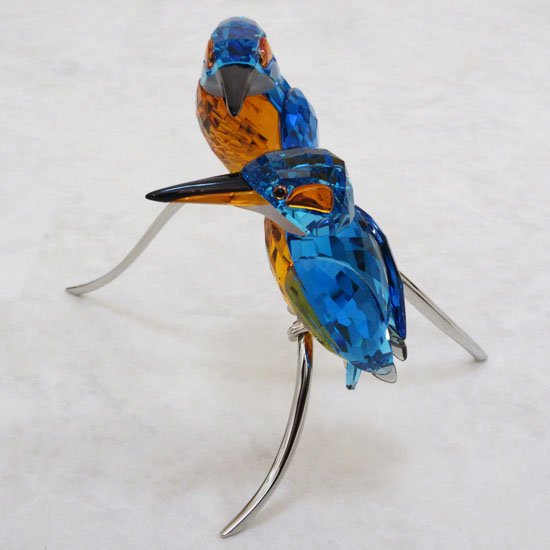 スワロフスキー 「カワセミ Blue Turquoise」 （Kingfishers Blue