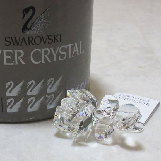 公式クリアランス SWAROVSKI 置物 バラ ローズ 174956 スワロフスキー