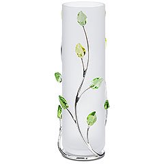 スワロフスキー 「クリスタルの葉の花瓶 Leaves Vase Small Retired