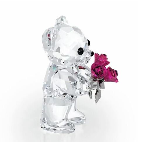 スワロフスキー 「クリスベア 赤いバラをあなたに」（Kris Bear Red Roses for You）1096731 - スワロフスキー専門店  クリスタライズグレイス