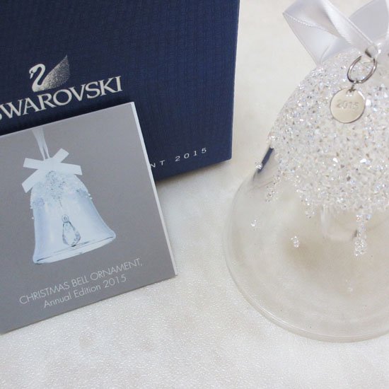 スワロフスキー Swarovski 『クリスマスベルオーナメント 2015年度限定