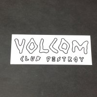 VOLCOM ܥ륳CLUB DESTROY STICKER/ 10.5cm ƥå ͹ء
