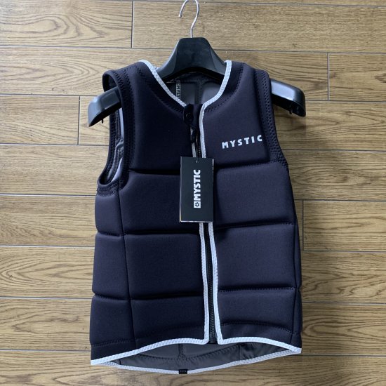MYSTIC ミスティック 【Brand Impact Vest Fzip Wake CE】 Black 新品正規品 インパクトベスト ウェイクボード  - 横乗り系PROSHOP・スポランです。自然を相手に楽しい「あそび」を提案します。