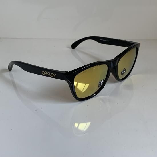 超可爱 【FROGSKINS オークリー OAKLEY / 24K Prizm Black】 Polished セル、プラスチックフレーム