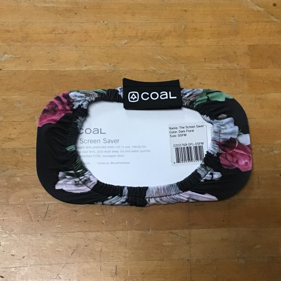 COAL コール 【THE SCREEN SAVER】 Dark Floral 新品正規 ゴーグルカバー スキージー付き （郵便） -  横乗り系PROSHOP・スポランです。自然を相手に楽しい「あそび」を提案します。